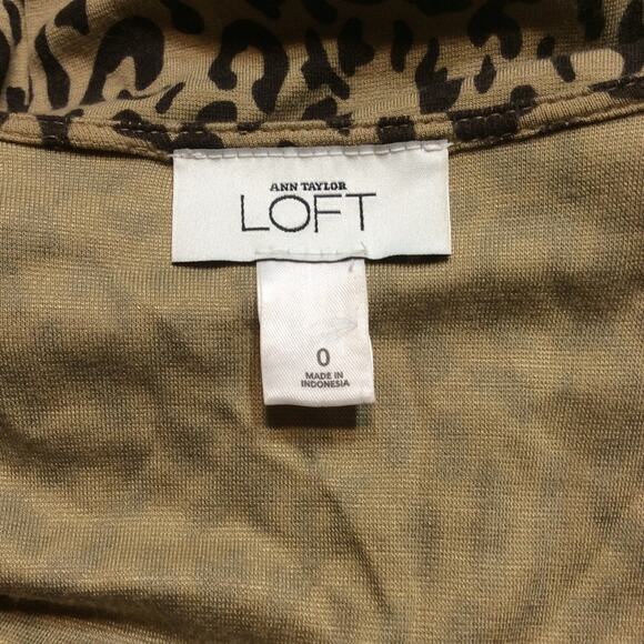 Ann Taylor Loft Animal Print Dress NWOT - Picture 5 of 8